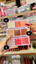 Trio de Blush e Iluminador Ruby Rose
