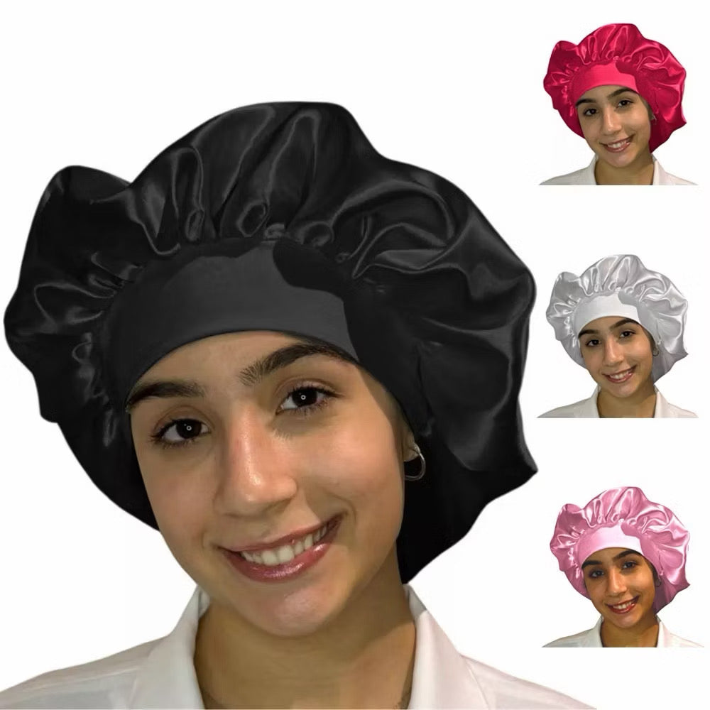 Touca de Cetim Dupla Face para Cabelo – Proteção Antifrizz e Anti Quebra