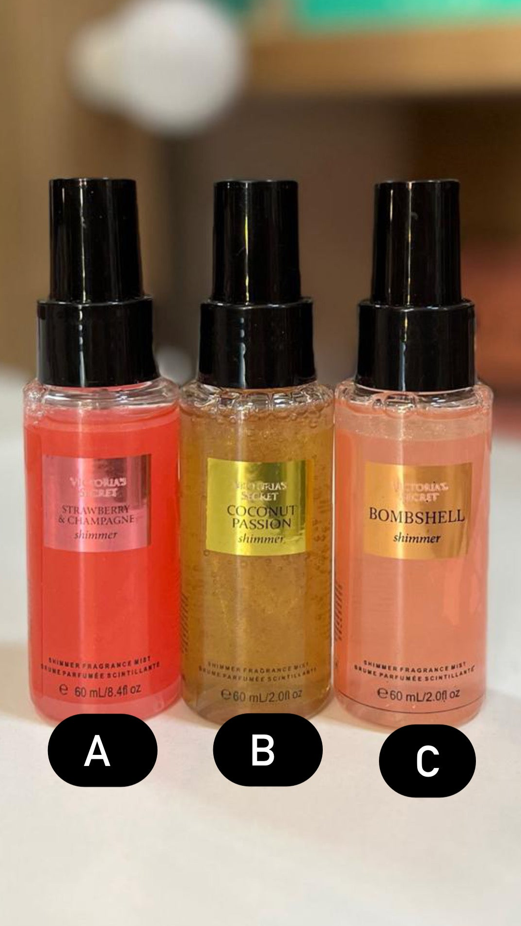Perfume Feminino Shimmer 60ml – Fragrâncias Inspiradas Victoria’s Secret